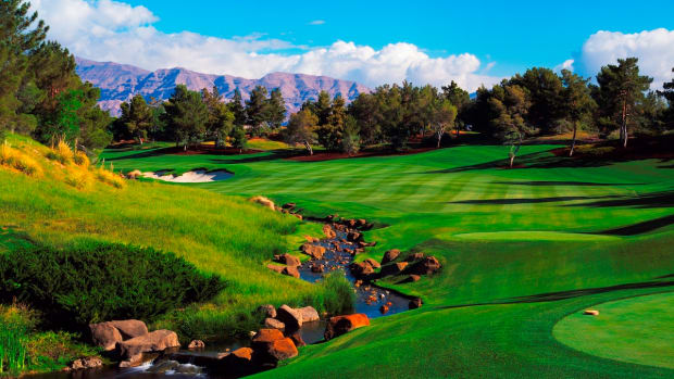 The 1st hole at Shadow Creek Golf Course in Las Vegas